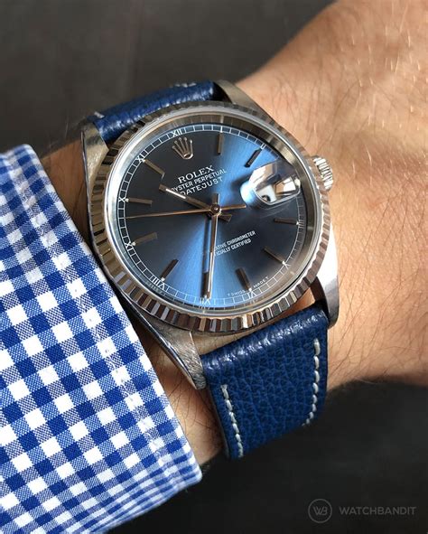 lederarmband für rolex datejust|rolex datejust leather strap.